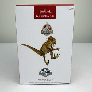 Hallmark Keepsake BRAND NEW 2025 Jurassic Park Clever Girl Ornament Raptor Dino